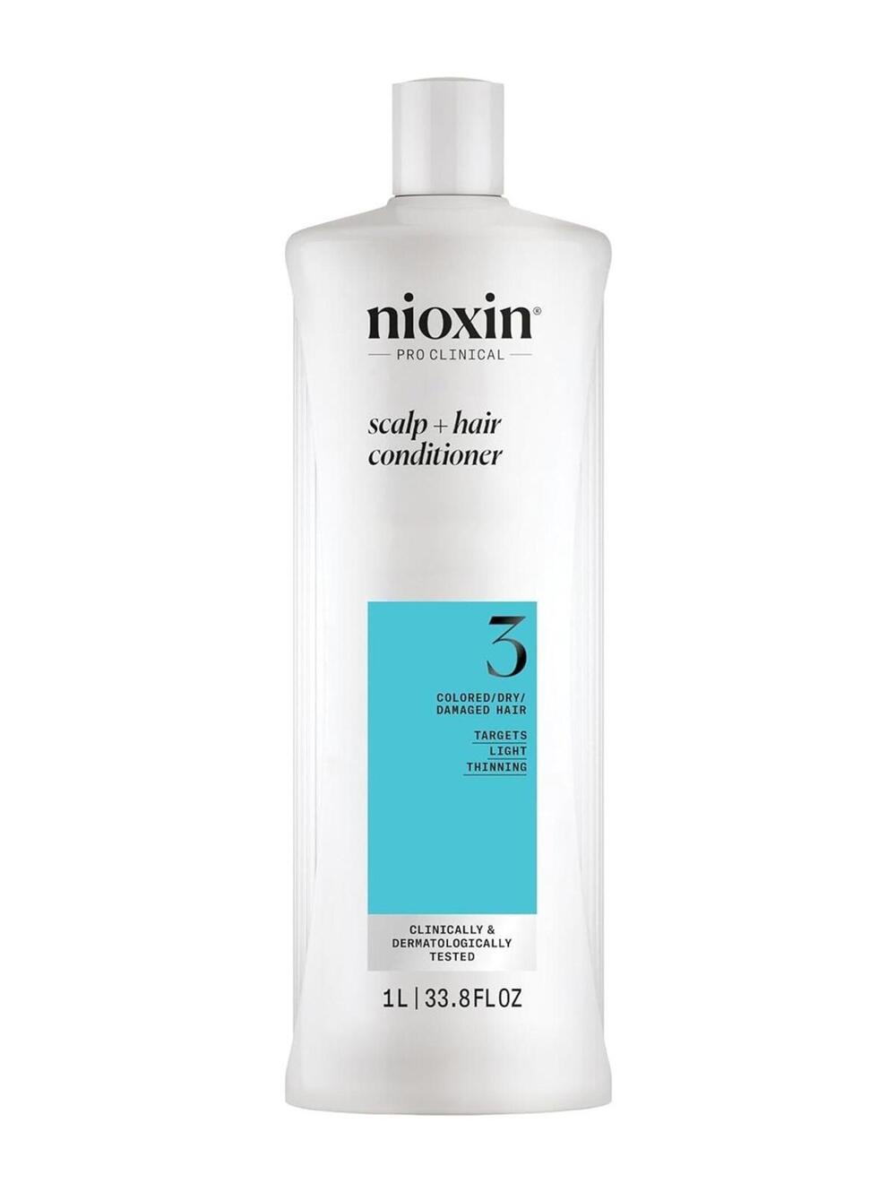 Nioxin System 3 Scalp + Hair Thickening Conditioner for Colored, Dry (33.8 fl oz